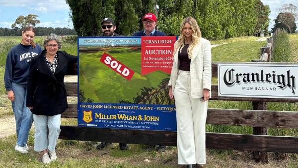 Auction success for Pratt family's Cranleigh at Mumbannar