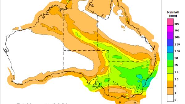 Rain band forecast shifts path, set to deliver huge boost to SA, NSW crops