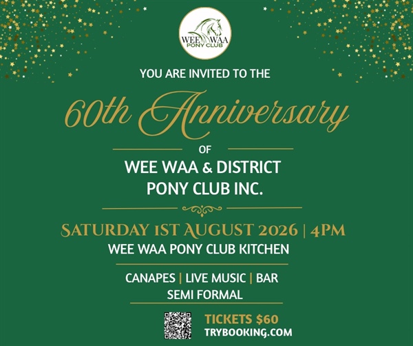 Wee Waa Pony Club 60th Anniversary