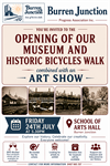 Opewning of our Museum and Historic Bicycles Walk combined with an Art Show