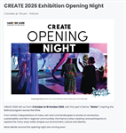 Create Opening Night